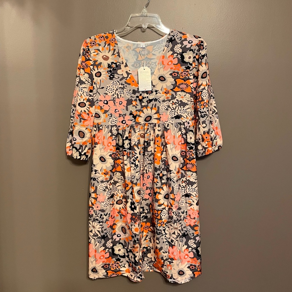 NWT Pretty 3/4 sleeve Dress